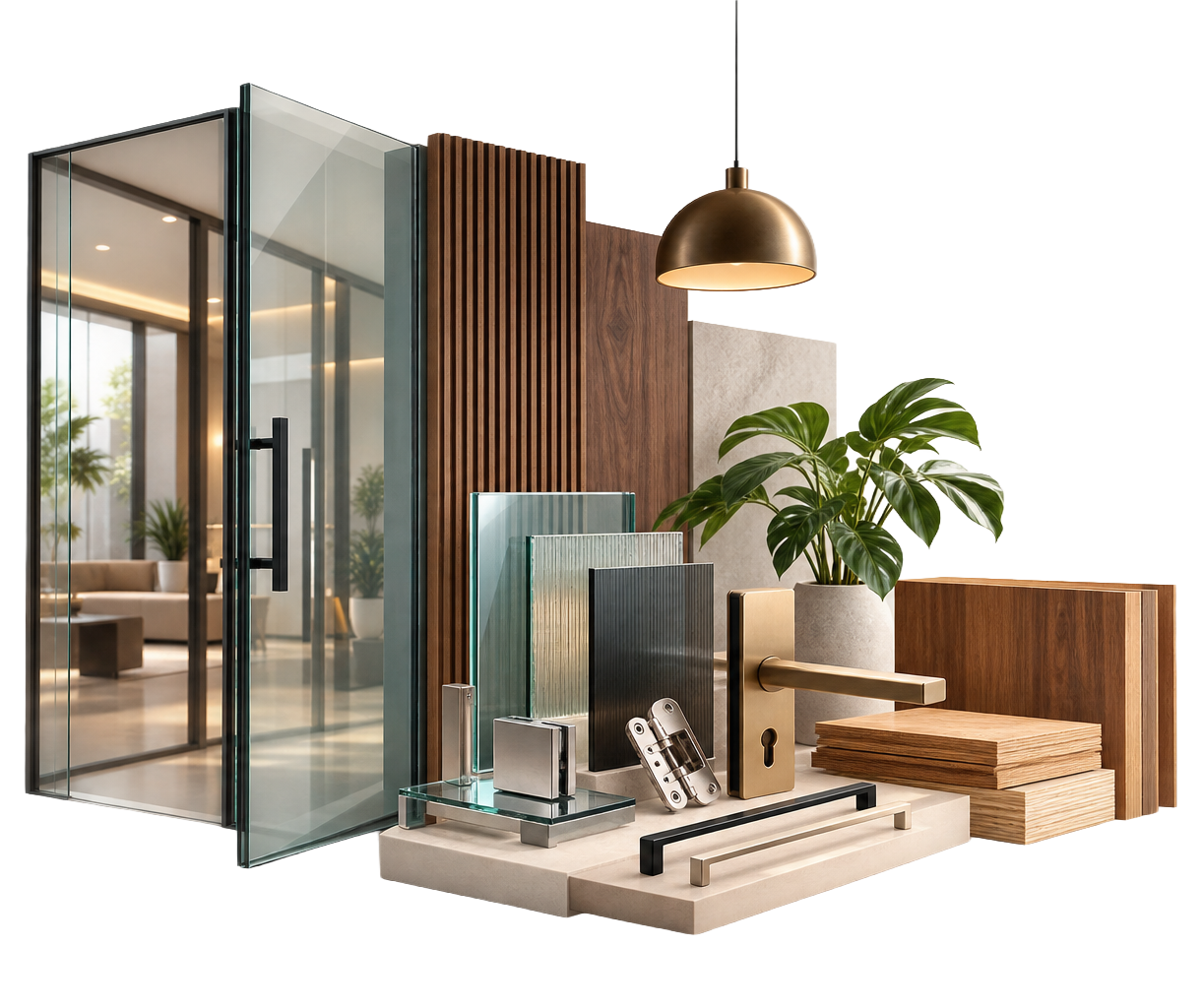 Star Glass House showroom and products