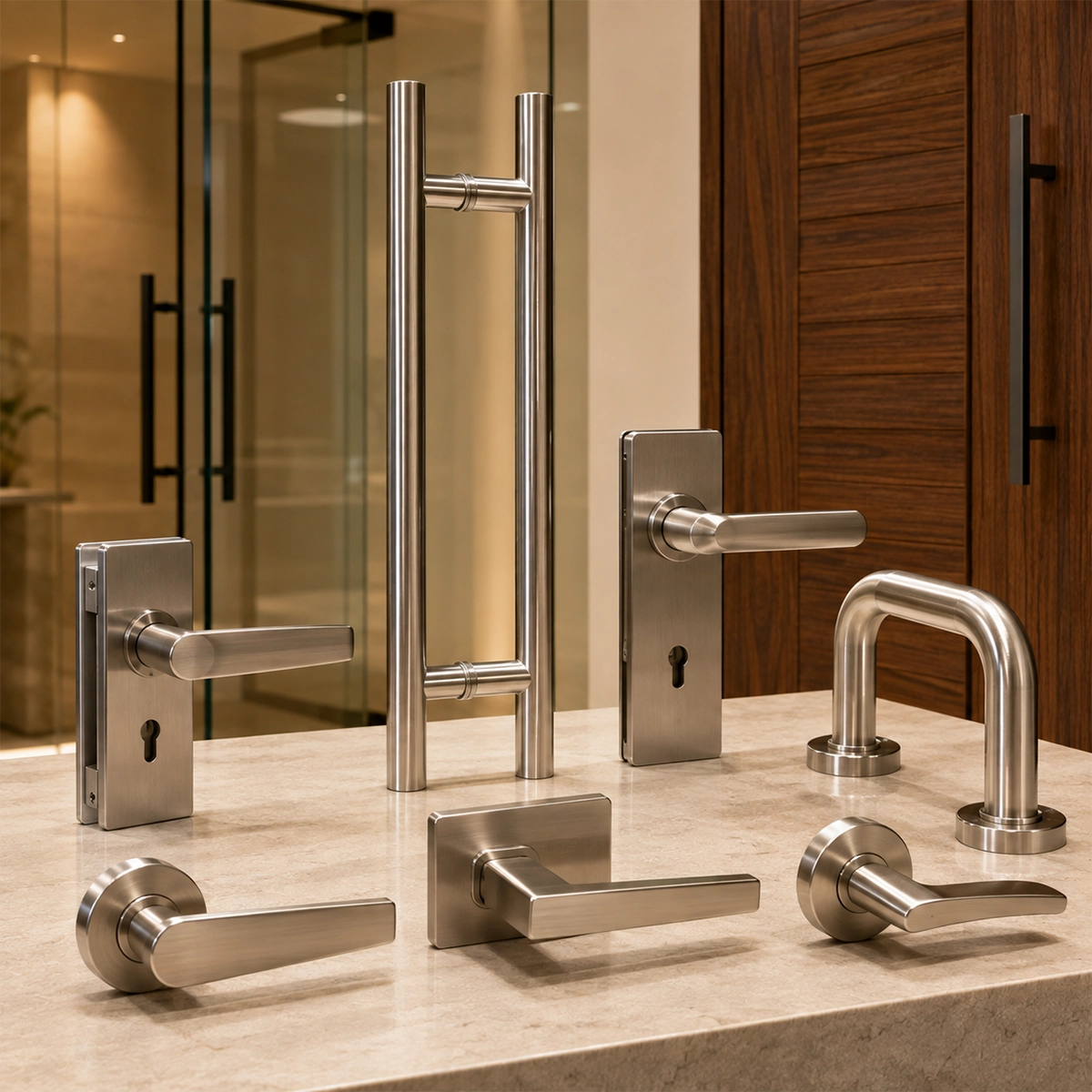 Stainless Steel Lever Handles